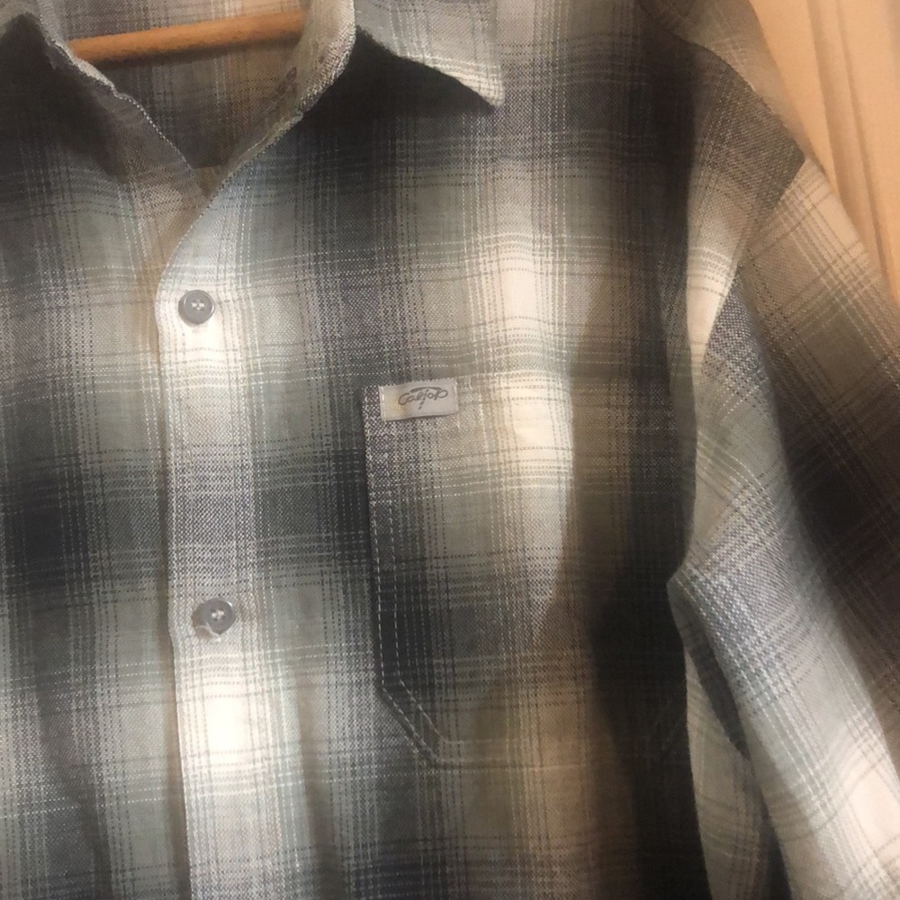 Caltop Men’s Flannel Shirt Large - Picture 3 of 7